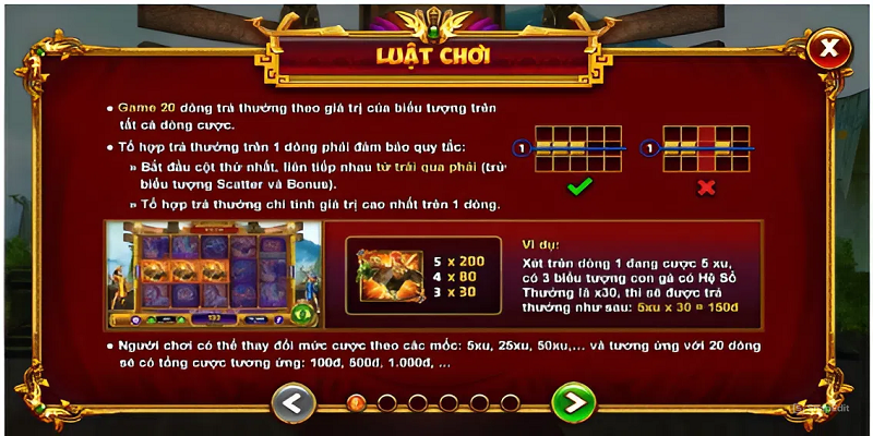 Luật chơi tân thủ cần biết trong Nổ Hũ Sơn Tinh Thủy Tinh